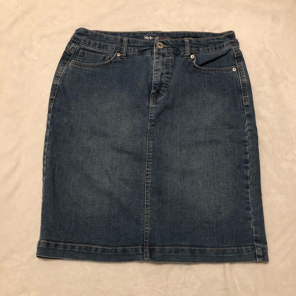 Style & Co Denim Skirt